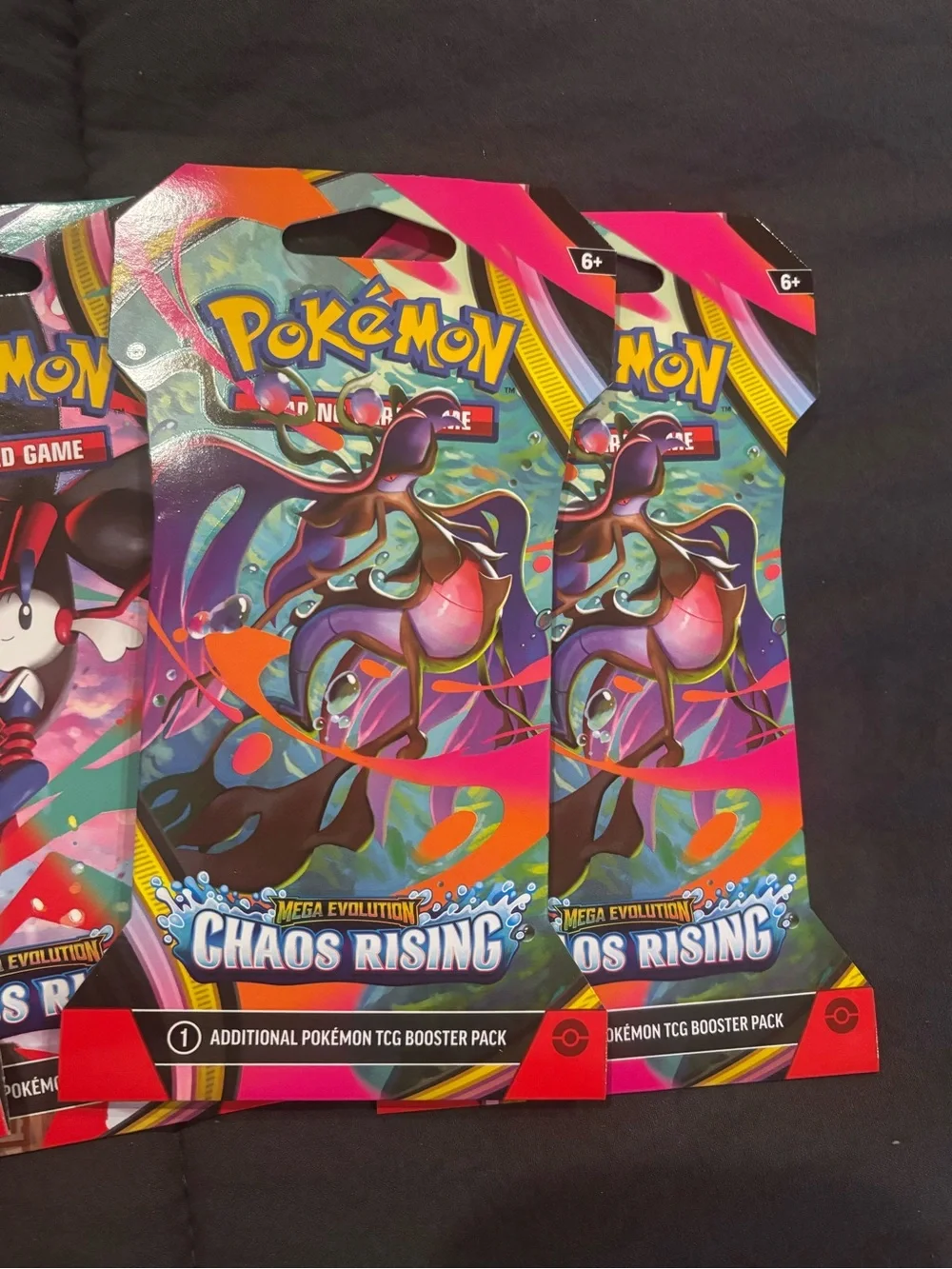 Pokémon Chaos Rising Sealed Booster Pack Lot x4 | SV TCG New Unopened - Picture 3 of 8